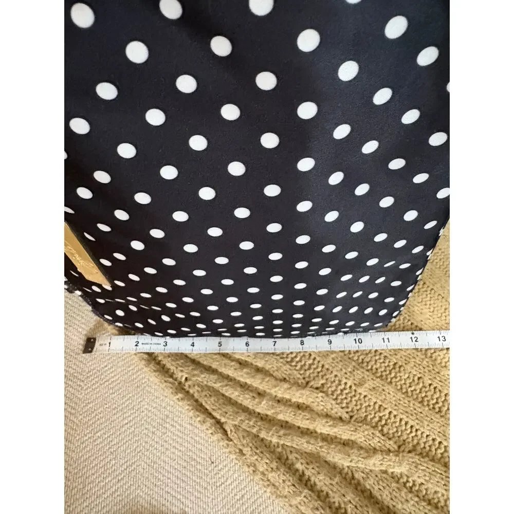 JuJuBe Be Classy Structured Multi-Functional Diaper Bag Black White Polka Dot